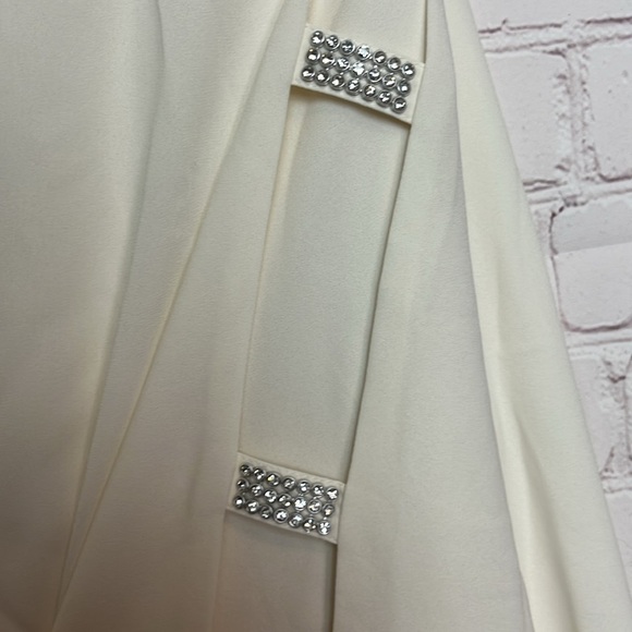 Travelers Collection by Chico's Chiffon Layered Top with Rhinestones - Picture 5 of 10